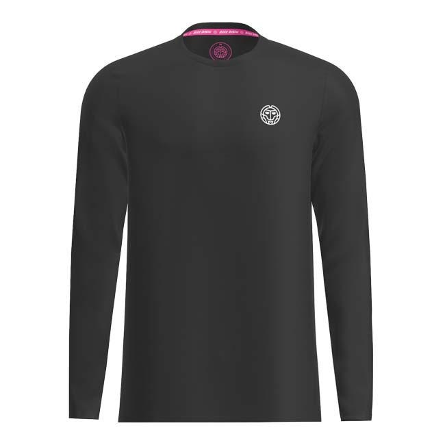 40%OFF在庫処分特価】「海外サイズ」BIDI BADU(ビディバドゥ) メンズ CREW 長袖Tシャツ 「定番」 M1330002-BK ブラック(24y3mテニス)