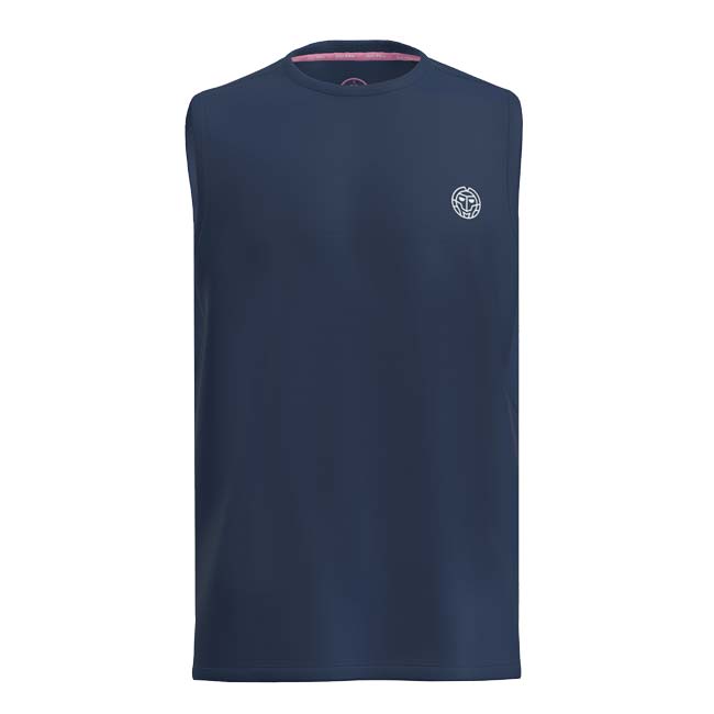 40%OFF在庫処分特価】「海外サイズ」BIDI BADU(ビディバドゥ) メンズ CREW タンクトップ ノースリーブシャツ 「定番」 M1580005-DBL ダークブルー(24y3mテニス)