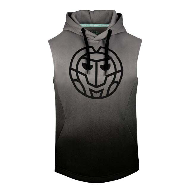 50%OFF在庫処分特価】「海外サイズ」BIDI BADU(ビディバドゥ) メンズ ATHLETICS ブラキアス ムーブ プリント ノースリーブフーディ M3270003-GRBK グレー×BK(23y9mトレーニング)