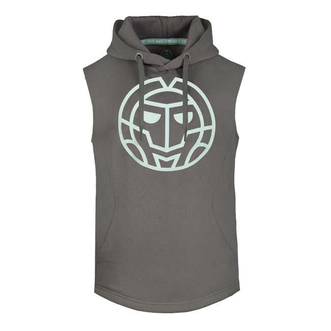 50%OFF在庫処分特価】「海外サイズ」BIDI BADU(ビディバドゥ) メンズ ATHLETICS ブラキアス ムーブ ノースリーブフーディ M3270002-GR グレー(23y9mトレーニング)