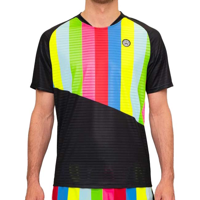 50%OFF在庫処分特価】「海外サイズ」BIDI BADU(ビディバドゥ) 2023 FA メンズ NEW YORK 全米オープン ゲームシャツ M1620001-BKMX ブラック×ミックス(23y8mテニス)