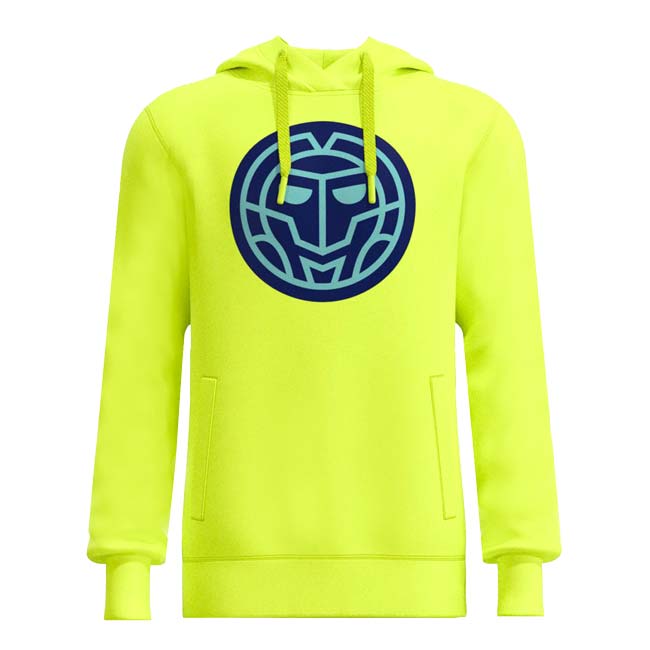 50%OFF在庫処分特価】「海外サイズ」BIDI BADU(ビディバドゥ) 2023 FA メンズ GRAFIC ILLUMINATION チル 長袖フーティ パーカー M1270007-NYW ネオンイエロー(23y7mテニス)