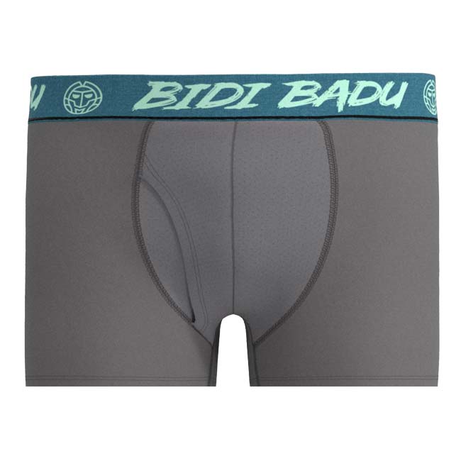 50%OFF在庫処分特価】「海外サイズ」BIDI BADU(ビディバドゥ) メンズ CREW ボクサーショーツ 前開き ボクサーパンツ 「定番」 M1180001-GR グレー(23y1mテニス)