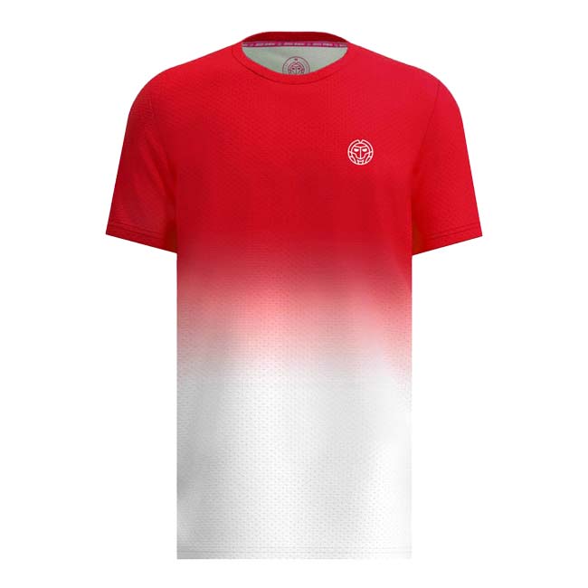 40%OFF在庫処分特価】「海外サイズ」BIDI BADU(ビディバドゥ) メンズ CREW グラディエント 半袖Tシャツ 「定番」 M1620003-RDWH レッド×ホワイト(23y1mテニス)