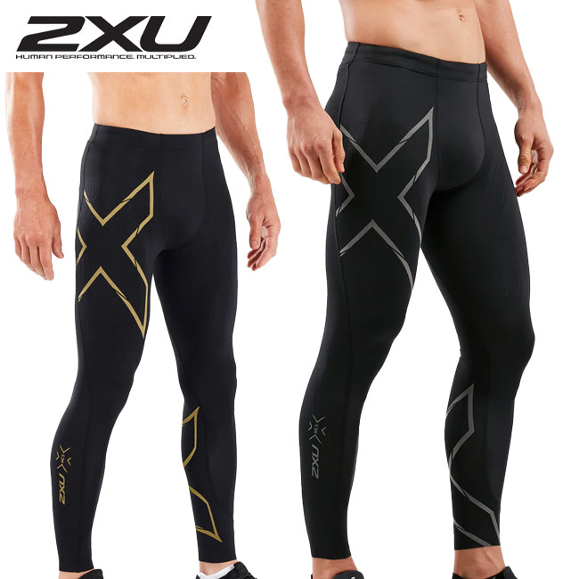 【10％OFFマジッククーポン対象】2XU(ツータイムズユー) メンズ MCS ランコンプレッションタイツ MA5305B(20y10mランニング)