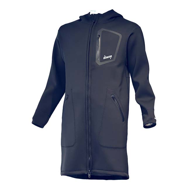 【10％OFFマジッククーポン対象】「日本サイズ」blueeq(ブルイク) 2023 FW メンズ アスリート フィールドコート BQAJ-00016-ブラック(23y11mトレーニング)