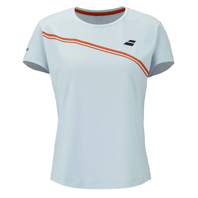 【ＵＳサイズ】バボラ(Babolat) 2026 レディース PLAY プレイ キャップスリーブ ゲームシャツ 3WTG011-4142 イリュージョンブルー(26y8mウェアの競技リスト)