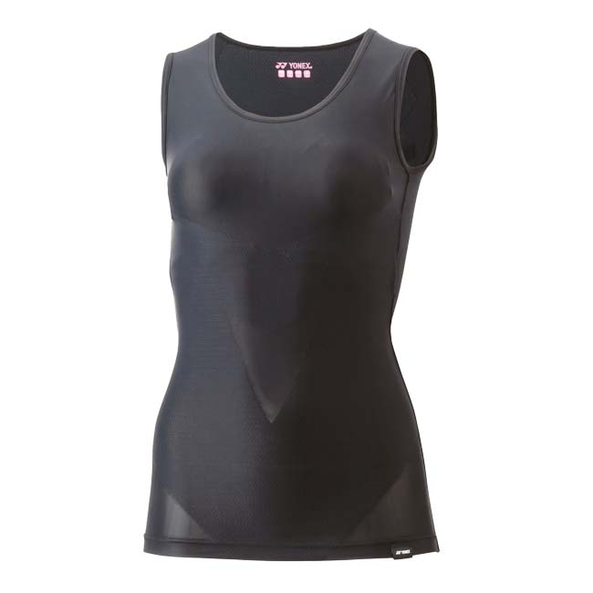 「日本サイズ」ヨネックス(YONEX) 2024 レディース STB アスリートモデル タンクトップ 機能インナー STBA1511-007 ブラック(24y3mトレーニング)