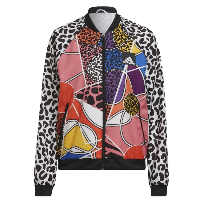 海外レアモデル【ＵＳサイズ】アディダス(adidas) レディース RICH MNISI リッチ ムニシ ウーブン フルジップジャケット HG5690-ブラック(22y3mテニス)