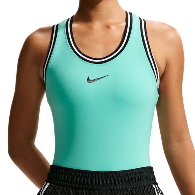 【日本サイズ】ナイキ(NIKE) 2026 FA レディース Court Slam コートスラム ゲームタンクトップ IM9427-356 ミント×ブラック(26y10mテニス用ゲームウェア)