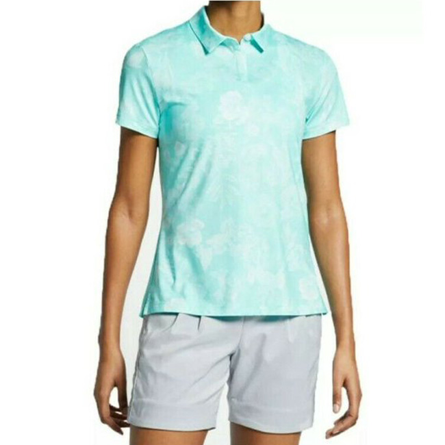 在庫処分特価】【ＵＳサイズ】ナイキ(NIKE) 2019 SU レディース プリント ポロシャツ AJ5319-307 トロピカルツイスト 並行輸入品(19y5mゴルフ)