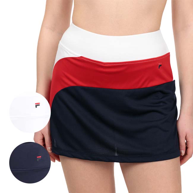 【ＵＳサイズ】FILA(フィラ) レディース MICHI(ミチ) スコート FBL231124E(23y3mテニス)