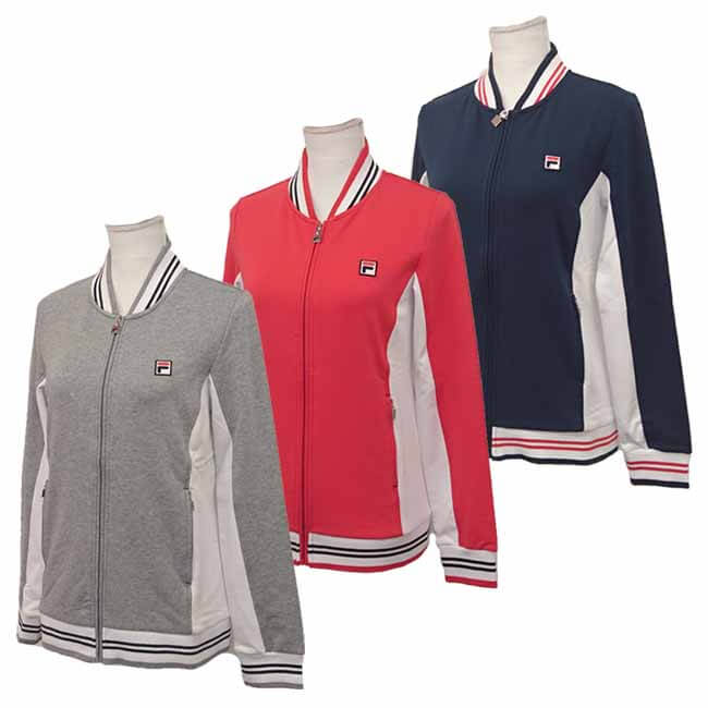 在庫処分特価】【USサイズ】フィラ(FILA) レディース ジョアナ スウェット ジャケット FLL191072(19y2mテニス)