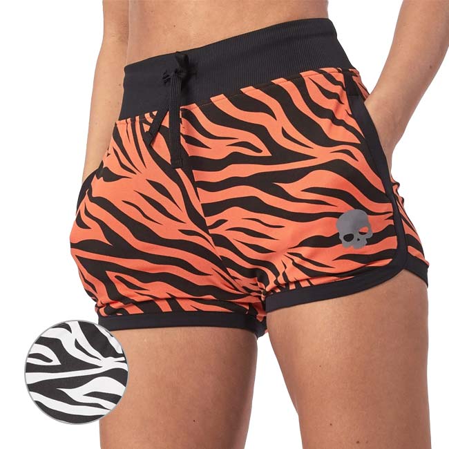 【海外サイズ】HYDROGEN(ハイドロゲン) レディース TIGER TECH タイガー テック ショートパンツ T01702(23y8mテニス)