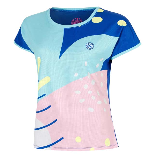 【海外サイズ】BIDI BADU(ビディバドゥ) 2026 FS レディース ヘイラグーナ 全豪OPEN ゲームシャツ BB110008-1002 ブルー×Mカラー(26y2mテニス用ゲームウェア)