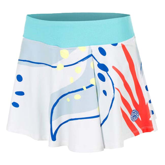 【海外サイズ】BIDI BADU(ビディバドゥ) 2026 FS レディース ヘイラグーナ 全豪OPEN ゲームスコート BB180012-1001 WH×マルチC(26y2mテニス用ゲームウェア)