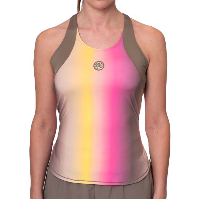 35%OFF在庫処分特価】【海外サイズ】BIDI BADU(ビディバドゥ) 2025 SP レディース SPECTRUM スペクトラム ゲームタンクトップ W1580029-LBWCOYW(25y2mテニス用ゲームウェア)
