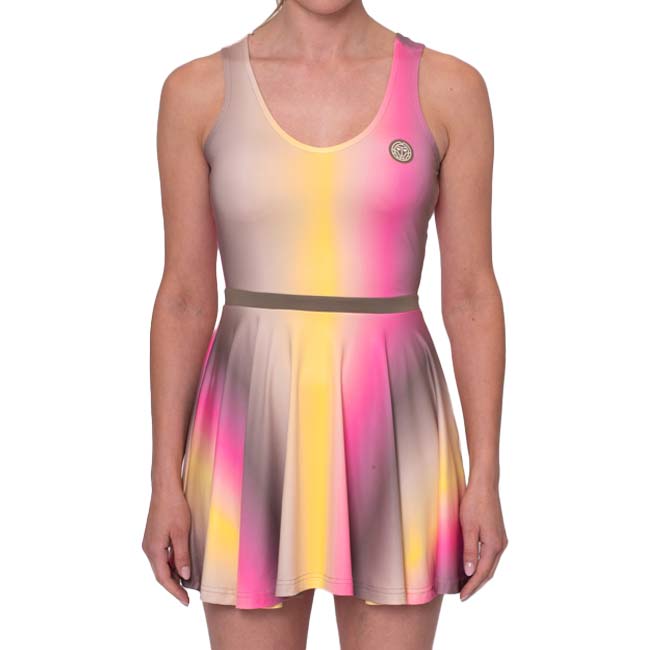 35%OFF在庫処分特価】【海外サイズ】BIDI BADU(ビディバドゥ) 2025 SP レディース SPECTRUM スペクトラム ゲームドレス W1300009-LBWCOYW(25y2mテニス用ゲームウェア)