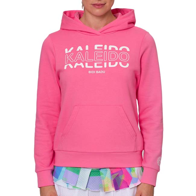 35%OFF在庫処分特価】「海外サイズ」BIDI BADU(ビディバドゥ) 2025 SP レディース KALEIDO カレイド チル フーディ パーカー W1270019-PKピンク(24y12mテニス)
