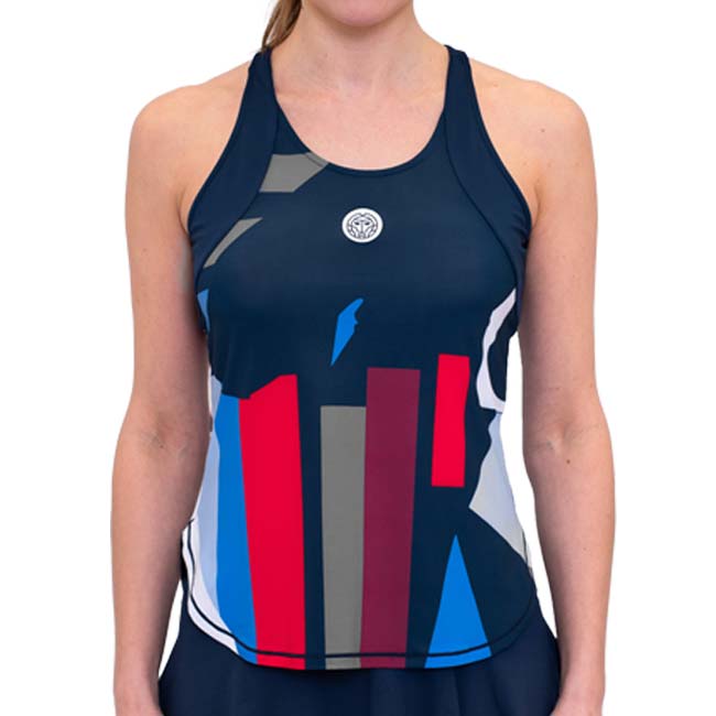 40%OFF在庫処分特価】「海外サイズ」BIDI BADU(ビディバドゥ) 2024 FA レディース NEW YORK 全米オープン ゲームタンクトップ W1580026-DBLRDBL(24y8mテニス用ゲームウェア)