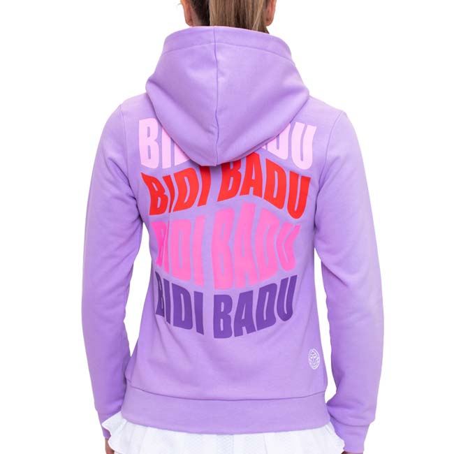 40%OFF在庫処分特価】「海外サイズ」BIDI BADU(ビディバドゥ) 2024 FA レディース SPIKE チル バックプリント フーディ パーカー W1270016-LI ライラック(24y6mテニス)