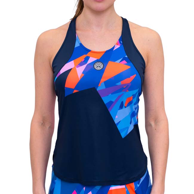 40%OFF在庫処分特価】「海外サイズ」BIDI BADU(ビディバドゥ) 2024 FA レディース SPIKE ゲームタンクトップ W2580028-DBLBL ダークブルー×ブルー(24y6mテニス用ゲームウェア)