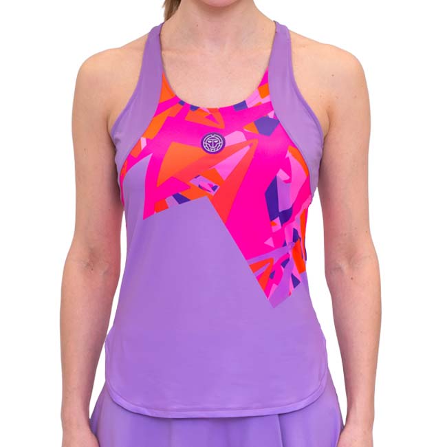 40%OFF在庫処分特価】「海外サイズ」BIDI BADU(ビディバドゥ) 2024 FA レディース SPIKE ゲームタンクトップ W1580028-LIPK ライラック×ピンク(24y6mテニス用ゲームウェア)