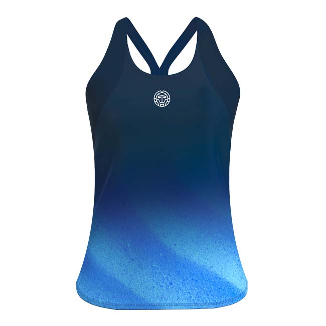 45%OFF在庫処分特価】「海外サイズ」BIDI BADU(ビディバドゥ) 2024 SS レディース BEACH SPIRIT ビーチスピリット タンクトップ W1580023-DBLBL ダークブルー×ブルー(24y2mテニス)