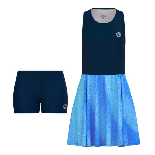 45%OFF在庫処分特価】「海外サイズ」BIDI BADU(ビディバドゥ) 2024 SS レディース BEACH SPIRIT ビーチスピリット ドレス 2 in 1 W1300005-DBLBL ダークブルー×ブルー(24y2mテニス)