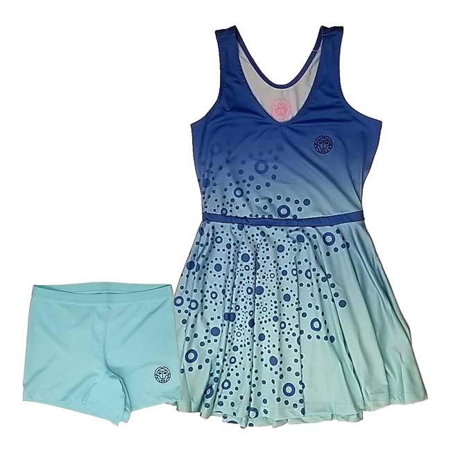 60%OFF在庫処分特価】「海外サイズ」BIDI BADU(ビディバドゥ) 2023 SP レディース COLORTWIST 2 in 1 ゲームドレス W1300001-AQBL アクア×ブルー(23y2mテニス)