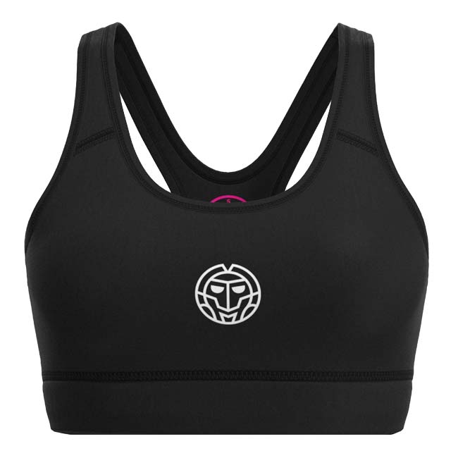 40%OFF在庫処分特価】「海外サイズ」BIDI BADU(ビディバドゥ) レディース CREW ミディアムサポートブラ 「定番」 W1150001-BK ブラック(23y1mテニス)