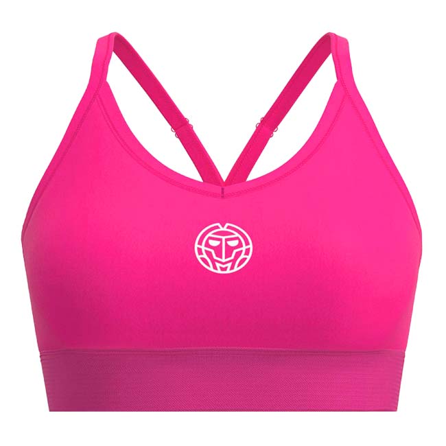 50%OFF在庫処分特価】「海外サイズ」BIDI BADU(ビディバドゥ) レディース CREW ローサポート ストラッピーブラ スポーツブラ 「定番」 W1150003-PK ピンク(23y1mテニス)