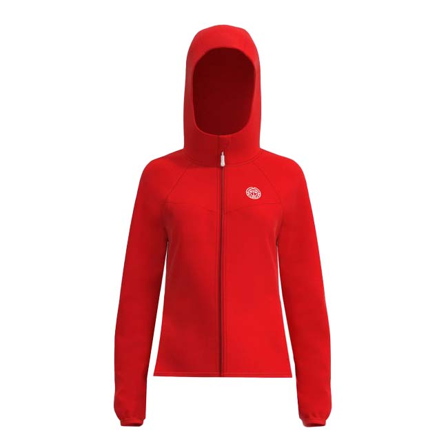 50%OFF在庫処分特価】「海外サイズ」BIDI BADU(ビディバドゥ) レディース CREW フード付きジャケット 「定番」 W1610004-RD レッド(23y1mテニス)