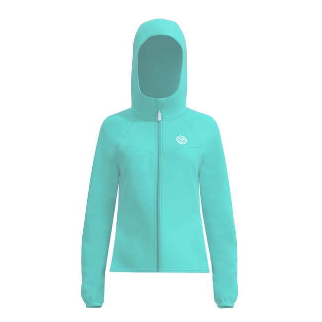 50%OFF在庫処分特価】「海外サイズ」BIDI BADU(ビディバドゥ) レディース CREW フード付きジャケット 「定番」 W1610004-AQ アクア(23y1mテニス)