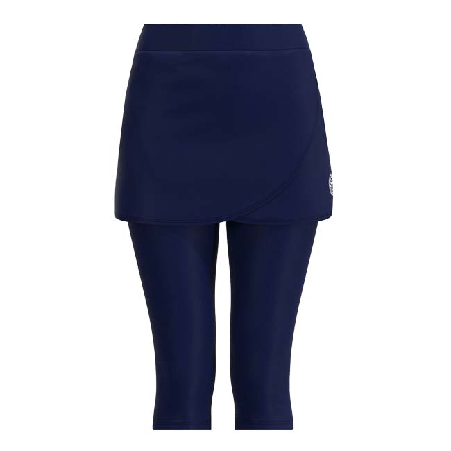 50%OFF在庫処分特価】「海外サイズ」BIDI BADU(ビディバドゥ) レディース CREW スカプリ スカート付き カプリパンツ 「定番」 W1410002-DBL ダークブルー(23y1mテニス)
