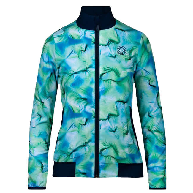 70%OFF在庫処分特価】「海外サイズ」BIDI BADU(ビディバドゥ)レディース ジーン(GENE) テック ジャケット PADEL パデル WP194017221-GNDBL グリーン×Dブルー(22y3m)