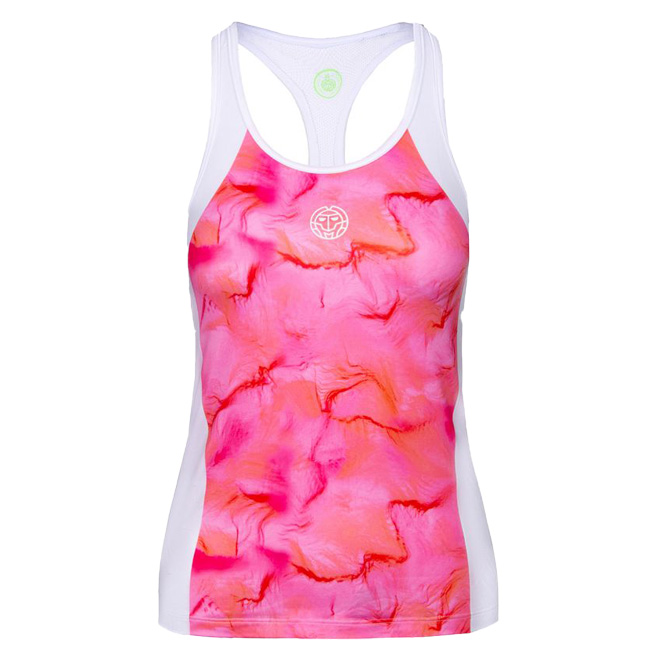 70%OFF在庫処分特価】「海外サイズ」BIDI BADU(ビディバドゥ)レディース ジュア (Jua) テック ゲームタンクトップ PADEL パデル WP334006221-ROWH ローズ×ホワイト(22y3m)