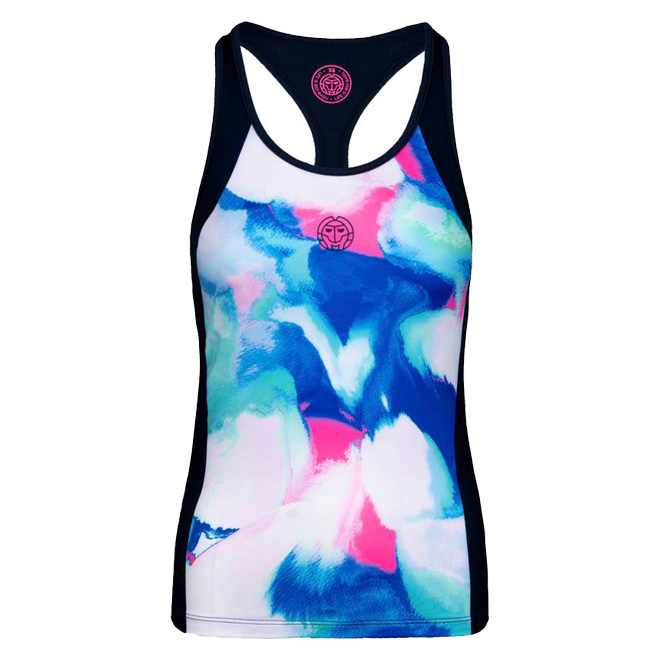 70%OFF在庫処分特価】「海外サイズ」BIDI BADU(ビディバドゥ)レディース ジュア(Jua) テック ゲームタンクトップ W334129221-BLRO ブルー×ローズ(22y2mテニス)