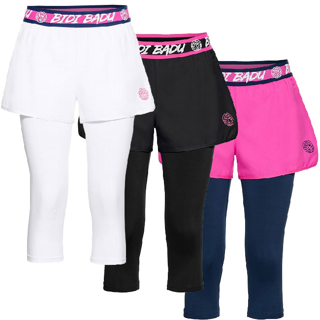 50％OFF在庫処分特価】[海外サイズ]BIDI BADU(ビディバドゥ) レディース カラ(Kara) テック ショプリ ショートパンツ付きカプリパンツ W314072203(20y7mテニス)[定番]