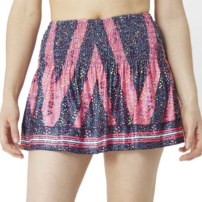 売切りセール！【ＵＳサイズ】Lucky in love(ラッキーインラブ) レディース ロング フラワーパワー スモック スカート CB522-P04955-MUL マルチカラー(22y12mテニス)