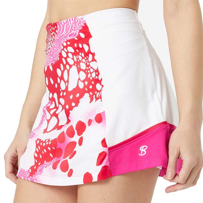 【ＵＳサイズ】Sofibella(ソフィベラ) レディース SERENDIPITY (セレンディピティ) 14インチ スコート 2133-SRP(23y3mテニス)