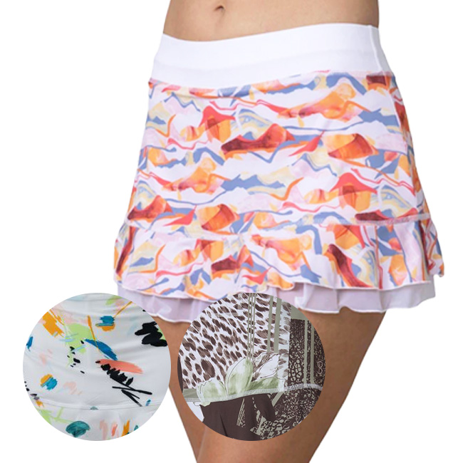 【ＵＳサイズ】Sofibella(ソフィベラ) レディース UV Colors 13インチ プリントスコート 7010(22y10mテニス)