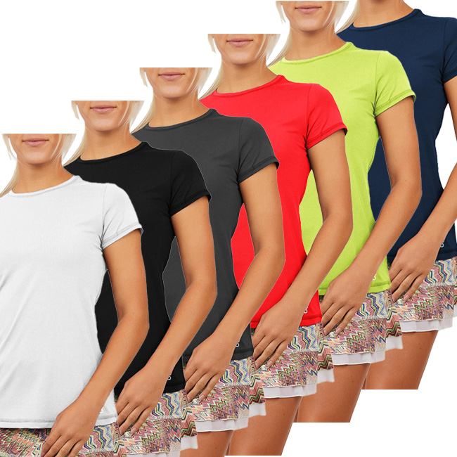 【ＵＳサイズ】Sofibella(ソフィベラ) レディース UV Colors 半袖Tシャツ 7012(22y2mテニス)