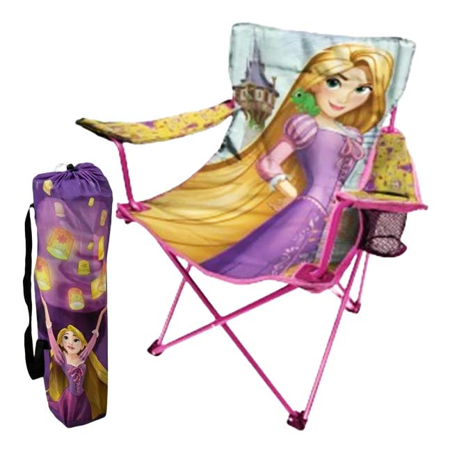 ジャムン・プロダクツ(Jam'n Products) キッズキャンピングチェア フォールディングチェア ディズニー ラプンツェル 収納袋付き QQ コストコ 27930(26y4m)
