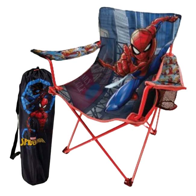 ジャムン・プロダクツ(Jam'n Products) キッズキャンピングチェア フォールディングチェア マーベル スパイダ―マン 収納袋付き QQ コストコ 27935(26y4m)