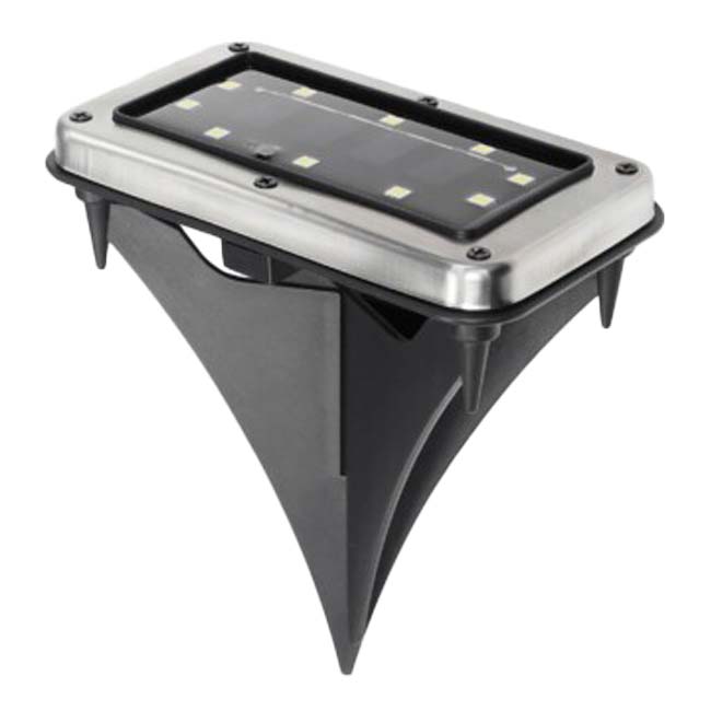 「雨でも安心の防水仕様」ハック(HAC) 地中埋め込み対応 角度調節ソーラーライト ソーラー充電 夜間自動点灯 HAC4195-ブラック(24y6m)