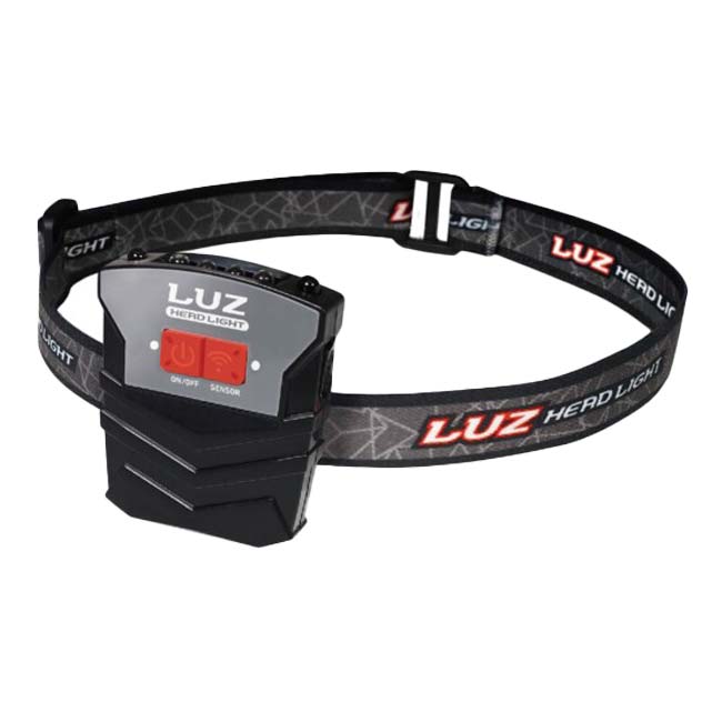「アウドドアや非常時用に」HAC(ハック) LUZ ルズ ヘッドライト センサー機能付き HAC3730-ブラック×グレー(23y9m)