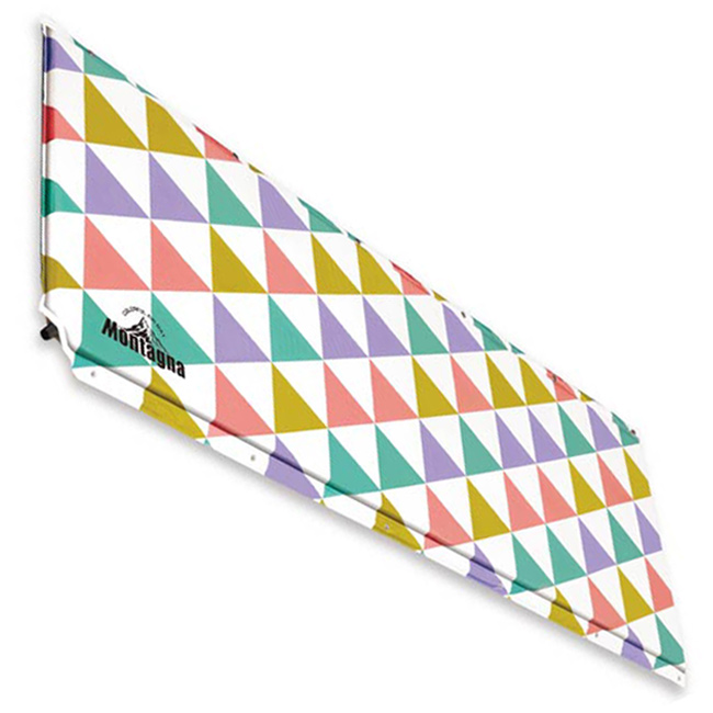 在庫処分特価】[フカフカの座り心地♪]Montagna(モンターナ) カラフル自動膨張マット 64×190 シングルサイズ HAC2-0316(21y5m)