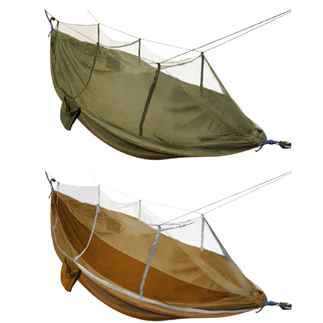 売切り終了！在庫処分特価】 [虫の侵入を防ぐ！]Montagna(モンターナ) 蚊帳付ハンモック シングルサイズ 1人用 HAC2765(21y2m)