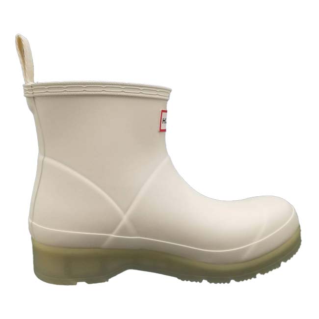 在庫処分特価】HUNTER(ハンター) 2024 レディース プレイ ショート トランスルーセント ソール ブーツ 国内正規商品 レインブーツ 長靴 雨靴 WFS4001RMA-SHW S.ホワイト(24y3m)
